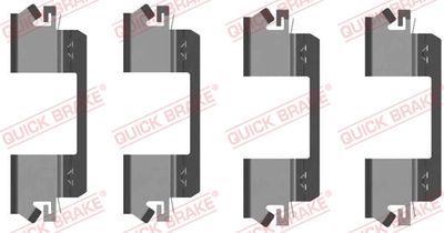 QUICK BRAKE 1091234 Piederumu komplekts, Disku