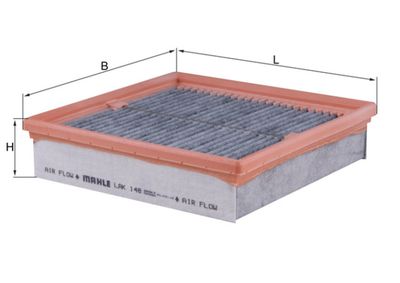 Filtrs, Salona telpas gaiss MAHLE LAK 148