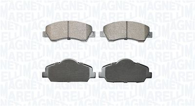 Bremžu uzliku kompl., Disku bremzes MAGNETI MARELLI 363916060875