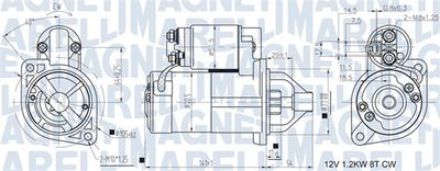 Стартер MAGNETI MARELLI 063721433010