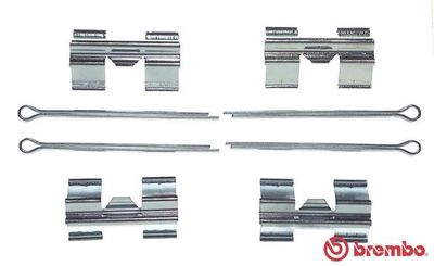 Piederumu komplekts, Disku bremžu uzlikas BREMBO A 02 257