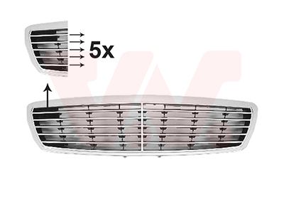 Radiatora reste VAN WEZEL 3041514