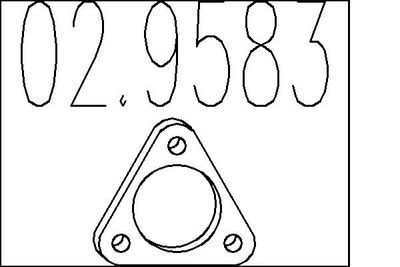 Blīve, Izplūdes caurule MTS 02.9583