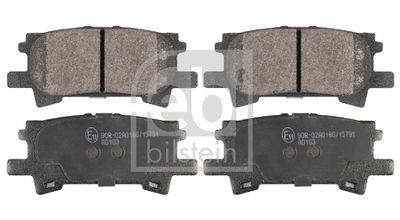 Bremžu uzliku kompl., Disku bremzes FEBI BILSTEIN 116334