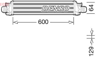 Интеркулер DENSO DIT15001