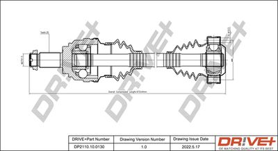 Приводной вал Dr!ve+ DP2110.10.0130