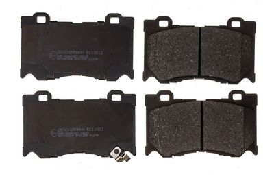 Bremžu uzliku kompl., Disku bremzes DENCKERMANN B111612