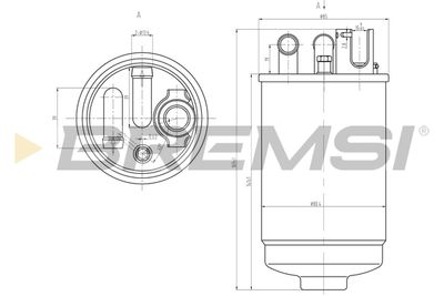 Топливный фильтр BREMSI FE0829