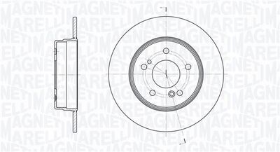 Тормозной диск MAGNETI MARELLI 361302040229