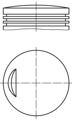 Поршень MAHLE 002 34 12