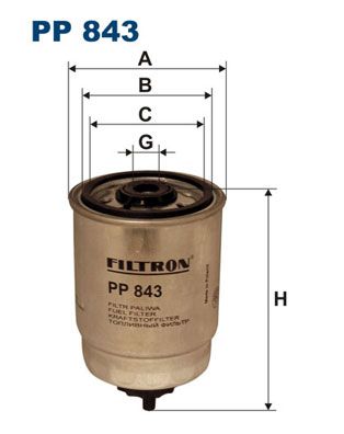 Топливный фильтр FILTRON PP 843