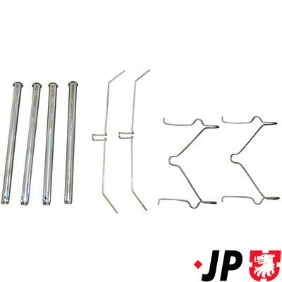 Piederumu komplekts, Disku bremžu uzlikas JP GROUP 1163650310