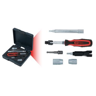 Sanitārā mezgla montāžas atslēgu komplekts KS TOOLS 116.2080