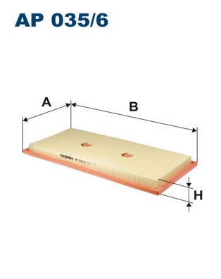 Воздушный фильтр FILTRON AP 035/6