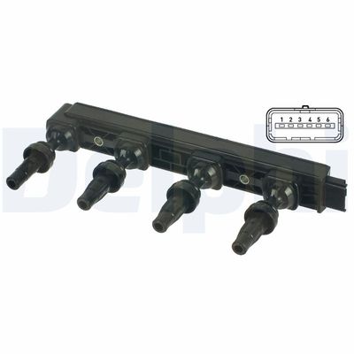 Катушка зажигания DELPHI GN10654-12B1
