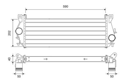 Интеркулер VALEO 818340