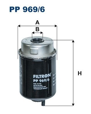 Degvielas filtrs FILTRON PP 969/6