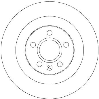 Тормозной диск TRW DF6970
