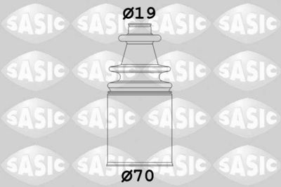 Комплект пыльника, приводной вал SASIC 2873683