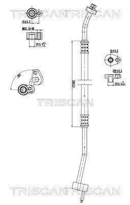 Augst-/Zemspiediena cauruļvads, Gaisa kond. sist. TRISCAN 9010 16042
