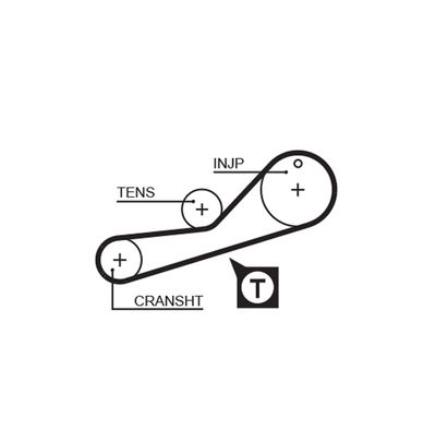 Зубчатый ремень GATES 5452XS