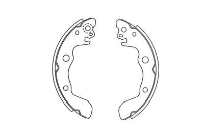 Комплект тормозных колодок KAVO PARTS KBS-3913