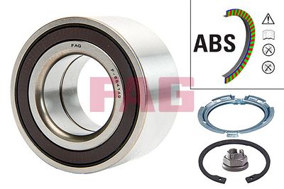 Комплект подшипника ступицы колеса Schaeffler FAG 713 6309 90