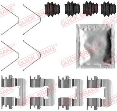 Комплектующие, колодки дискового тормоза QUICK BRAKE 109-0033