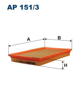 Gaisa filtrs FILTRON AP 151/3