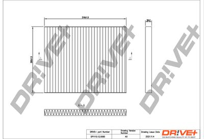 Фильтр, воздух во внутренном пространстве Dr!ve+ DP1110.12.0085