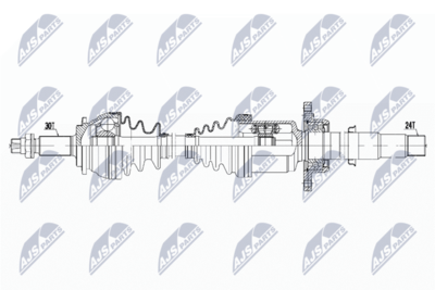 Piedziņas vārpsta NTY NPW-TY-186