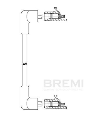 Провод зажигания BREMI 820/66