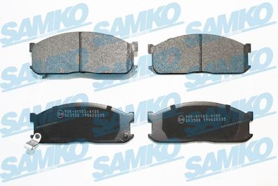 Комплект тормозных колодок, дисковый тормоз SAMKO 5SP335