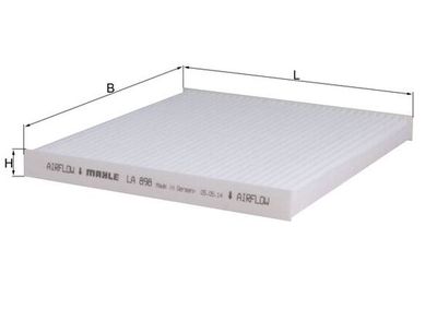 Filtrs, Salona telpas gaiss KNECHT LA 898