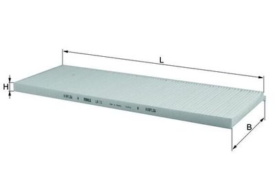 Фильтр, воздух во внутренном пространстве KNECHT LA 11