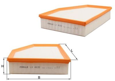 Воздушный фильтр MAHLE LX 4635