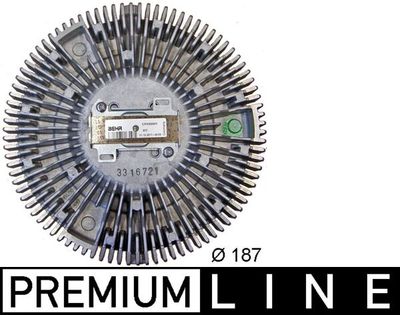 Sajūgs, Radiatora ventilators MAHLE CFC 129 000P