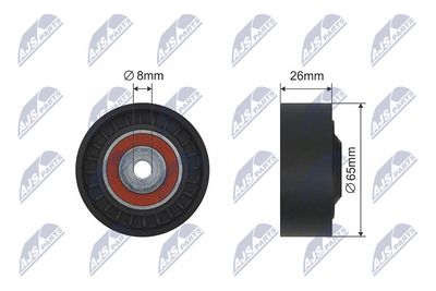 Parazīt-/Vadrullītis, Ķīļrievu siksna NTY RNK-AU-016