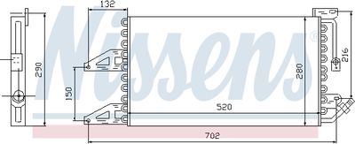 Конденсатор, кондиционер NISSENS 94566
