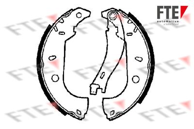 Комплект тормозных колодок FTE 9100012