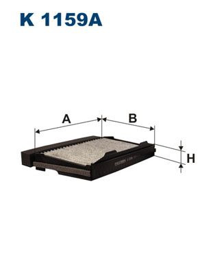 Filtrs, Salona telpas gaiss FILTRON K1159A