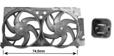 Ventilators, Motora dzesēšanas sistēma VAN WEZEL 0903751