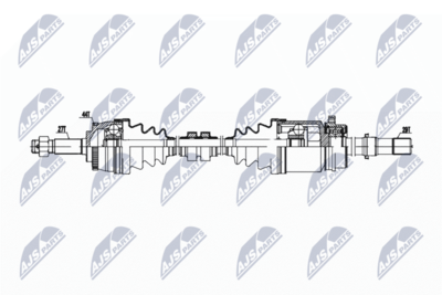 Piedziņas vārpsta NTY NPW-NS-157