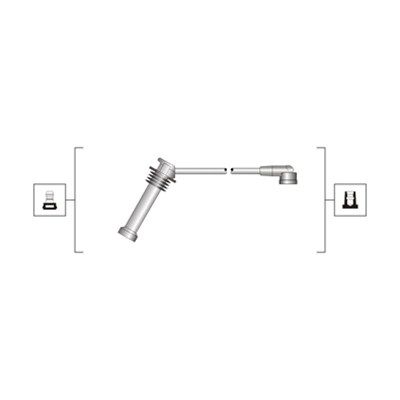 Комплект проводов зажигания MAGNETI MARELLI 941319170007
