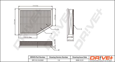 Воздушный фильтр Dr!ve+ DP1110.10.0352