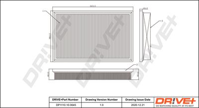Воздушный фильтр Dr!ve+ DP1110.10.0072
