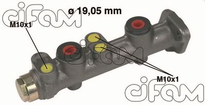 Galvenais bremžu cilindrs CIFAM 202-028