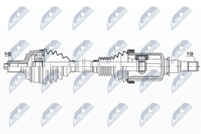 Приводной вал NTY NPW-ME-154