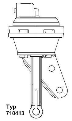 Клапан вакуумного управления, рециркуляция ОГ BorgWarner 710413