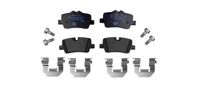 Комплект тормозных колодок, дисковый тормоз HELLA 8DB 355 040-681